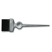 Pozostałe akcesoria fryzjerskie - Termix, pędzel do nakładania farby, szeroki, srebrny z czarnym włosiem - miniaturka - grafika 1