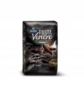 Scotti Pasta Venere Penne Włoski Makaron 400G - Makaron - miniaturka - grafika 1