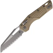 Scyzoryki - Microtech MSI S/E APOCALYPTIC FULL SERRATE FRAG G-10 TAN 210-12APFRGTTA - miniaturka - grafika 1