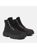 Botki damskie - Timberland Skórzane botki "Greyfield Mid" w kolorze czarnym - miniaturka - grafika 1