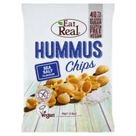 Chipsy - Eat Real Chipsy z ciecierzycy o smaku soli morskiej - 45 g - miniaturka - grafika 1