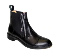 Buty do jazdy konnej - Sztyblety damskie skórzane Pascuello z zamkiem 015D - miniaturka - grafika 1