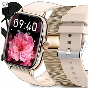 Smartwatch Zegarek Damski Sportowy POLSKIE MENU Funkcje Rozmowy +Wiadomości - Smartwatch - miniaturka - grafika 1