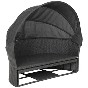 Sofa ogrodowa z baldachimem Sydney Grey / Grey Melange - Sofy ogrodowe - miniaturka - grafika 9