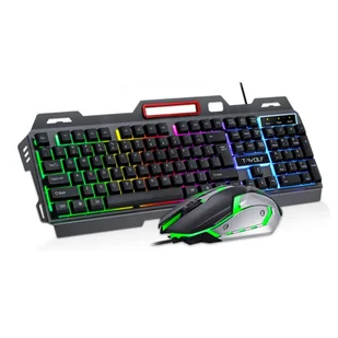 EXTRALINK GAMING SET TF600 2IN1 LED KEYBOARD+MOUSE - Myszki - miniaturka - grafika 1