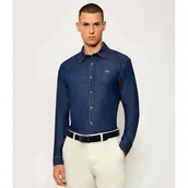 Koszule męskie - Lacoste Jeansowa koszula Regular Fit - miniaturka - grafika 1
