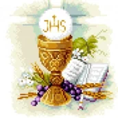 Pasmanteria - Zestaw do haftu I Komunia Święta (5858) - miniaturka - grafika 1