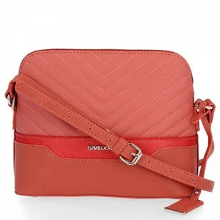 Torebka damska listonoszka David Jones Koralowa - Torebki damskie - miniaturka - grafika 1