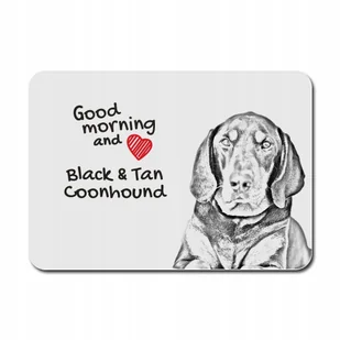 Black and tan coonhound Podkładka pod mysz myszkę - Podkładki pod mysz - miniaturka - grafika 1