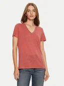 Koszulki i topy damskie - Lee T-Shirt 112355200 Różowy Regular Fit - miniaturka - grafika 1