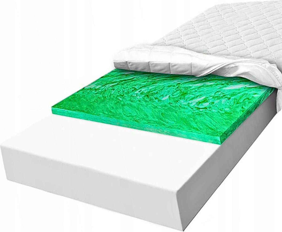 Materac z pianki 80x200 sprężysty wytrzymały 14 cm H1 H2 antyalergiczny
