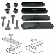 Akcesoria do bagażników dachowych - Thule T-adapter 696-6 do montażu boxa Motion Excellence na wsuwki 696600 - miniaturka - grafika 1