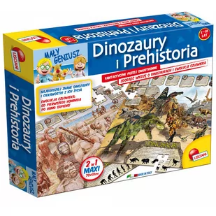 Lisciani Giochi Mały geniusz Dinozaury - Puzzle - miniaturka - grafika 1