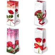 Opakowania i torebki na prezenty - Torebki ozdobne AL2-32 Czerwone Róże 10 sztuk - miniaturka - grafika 1