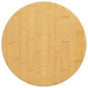 Meble modułowe i akcesoria - vidaXL Blat do stołu, Ø40x4 cm, bambusowy - miniaturka - grafika 1