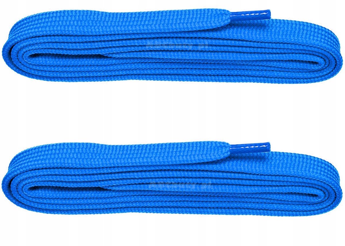 NIEBIESKIE Sznurowadła SZEROKIE 7 mm DO SNEAKERSÓW Płaskie Sznurówki 200 cm