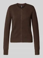 Swetry damskie - Kurtka z dzianiny o kroju regular fit z dodatkiem wełny model ‘MALOU’ - miniaturka - grafika 1