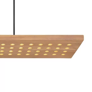 Lampa wisząca LED Dolores, czarna mat/jasnobrązowa - Lampy sufitowe - miniaturka - grafika 2