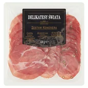 Kiełbasa i wędliny - Balcerzak Zestaw Konesera Coppa baleron Kindziuk Kindziuk z pieprzem 120 g - miniaturka - grafika 1