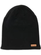 Czapki dla dzieci - HULABALU Czapka beanie "Mick" w kolorze czarnym - miniaturka - grafika 1