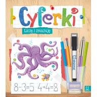 Edukacja przedszkolna - Aksjomat Cyferki Liczę i zmazuję Wydanie specjalne Agnieszka Bator - miniaturka - grafika 1