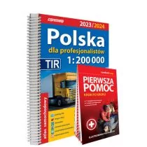 Polska dla profesjonalistów. Atlas samochodowy + instrukcja pierwszej pomocy 1:200 000 - Atlasy i mapy - miniaturka - grafika 1