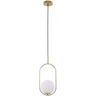 Lampa wisząca w stylu glamour mosiądz - K061 R0-T63 - Lampy sufitowe - miniaturka - grafika 1