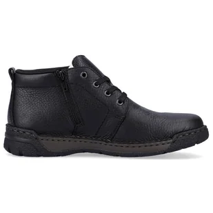 Buty ocieplane Rieker RKR748 czarne - Półbuty męskie - miniaturka - grafika 1