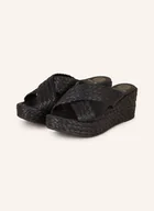 Klapki i japonki damskie - Unisa Klapki Kemp schwarz - miniaturka - grafika 1