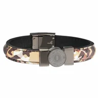 Bransolety męskie - Bransoletka Męska Police PJ25556BLU.02-S Skórzany - miniaturka - grafika 1