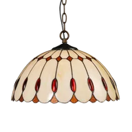 Lampy sufitowe - Lampa wisząca TIFFANY 2X60W E27 226 PREZENT - miniaturka - grafika 1