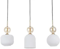 Lampy sufitowe - Żyrandol do jadalni nad stół Sophia Cognac 11591 na belce beżowy - miniaturka - grafika 1