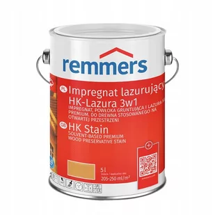 Remmers HK-Lasur impregnat do drewna 5L KOLORY - Farby wewnętrzne - miniaturka - grafika 1