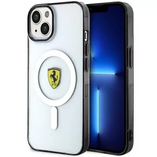 Ferrari FEHMP14SURKT iPhone 14 6,1" przezroczysty/transparent hardcase Outline Magsafe - Etui i futerały do telefonów - miniaturka - grafika 1