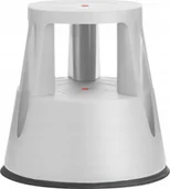 Krzesełka i taborety dla dzieci - PODEST NA KÓŁKACH STOPIEŃ RAMPA SCHODEK STOPA SŁONIA STABILNY SZARY - miniaturka - grafika 1