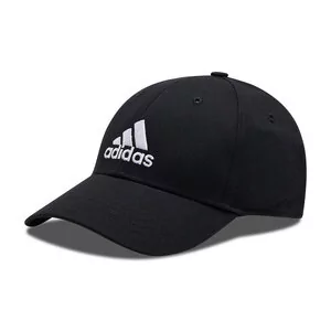 Czapki męskie - Adidas Czapka z daszkiem Baseball Cap FK0891 Black/Black/White - grafika 1