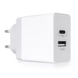 Ładowarka 2w1 USB-C USB PD Quick 17W 3.4A SPC-01W - Ładowarki do telefonów - miniaturka - grafika 2