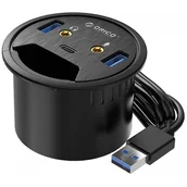 Huby USB - Unitek USB 3.1 biurkowy z kartą dźwiękową 5Gbps - miniaturka - grafika 1