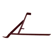 Inne akcesoria dekarskie - Toolco Wspornik płotka przeciwśniegowego na dach z blachodachówki brązowy - miniaturka - grafika 1