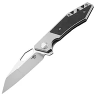 Noże - Nóż Bestech Fractal Grey Titanium / Carbon Fiber, Stonewashed / Satin CPM S35VN (BT1907A) - miniaturka - grafika 1