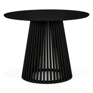 Stoły - Stół okrągły 100cm YY5940 czarny - miniaturka - grafika 1