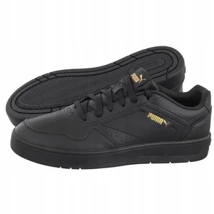 Buty Sneakersy Męskie Puma Court Classic Black 395018 Czarne - Sneakersy męskie - miniaturka - grafika 1