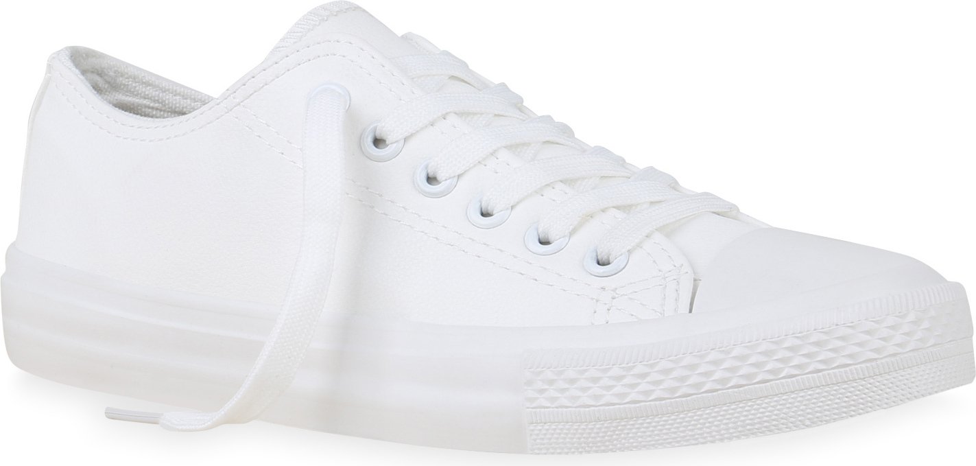 Mytrendshoe Damskie Trampki Niskie Trenerki Sznurowane Buty Casualowe Wygodne 830999, Kolor: Biały, Rozmiar: 40