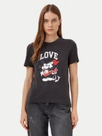 Koszulki i topy damskie - ONLY T-Shirt Mickey 15317991 Czarny Regular Fit - miniaturka - grafika 1