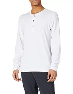 Camel Active Męska Koszula Henley 4093719T05, Biały, S - Koszule męskie - miniaturka - grafika 1