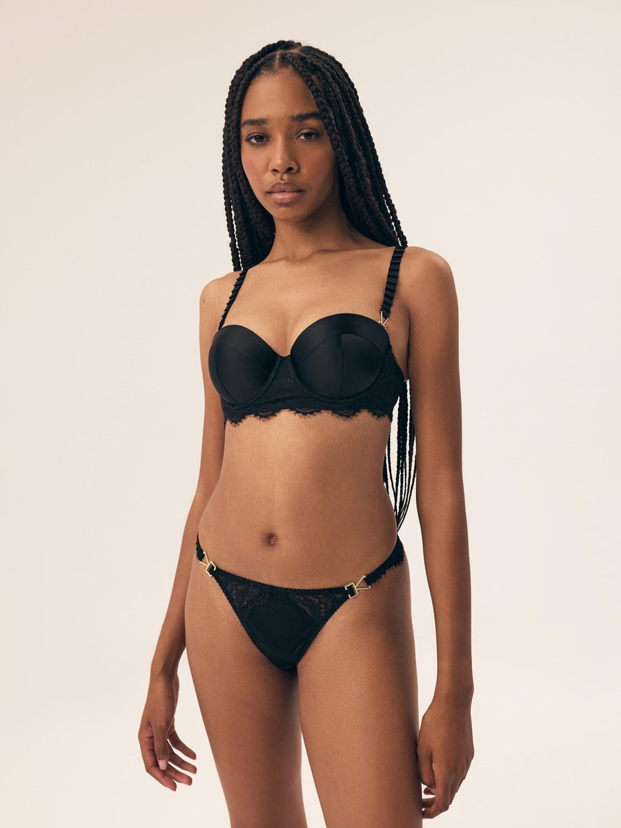 Biustonosz push-up Brillant Esotiq czarny 65C