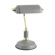 Lampy stojące - Roma lampa stołowa 1-punktowa szara/złota A2048-GR - miniaturka - grafika 1