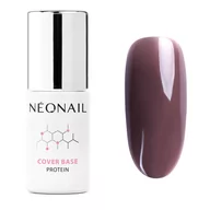 Lakiery hybrydowe - NeoNail - COVER Base Protein - Proteinowa, koloryzująca baza do paznokci - 7,2 ml - 9485-7 - MAUVE NUDE - miniaturka - grafika 1