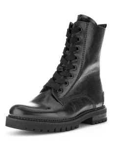 Gabor Skórzane botki w kolorze czarnym - Botki damskie - miniaturka - grafika 1