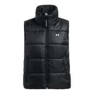 Kurtki damskie - Damski bezrękawnik puchowy pikowany Under Armour Lw Insulate Vest - czarny - UNDER ARMOUR - miniaturka - grafika 1